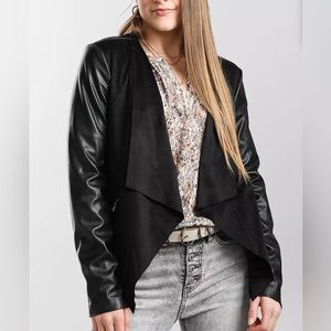 Vigoss textured faux leather jacket
